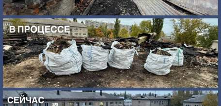 ФКР оперативно восстанавливает крышу жилого дома в Ельце, пострадавшую от пожара