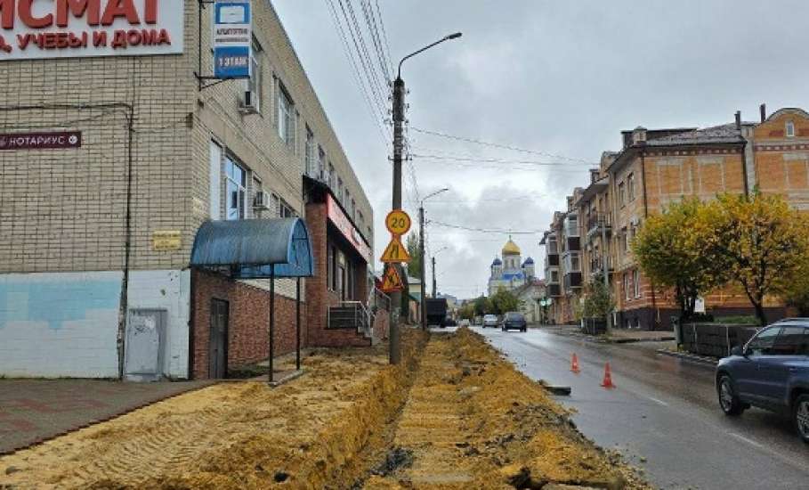 Внимание! Начаты работы по демонтажу старых оснований тротуаров на улице Пушкина (от улицы Карла Маркса до улицы Коммунаров)