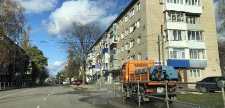 Дорожная уборочная техника замечена сегодня в микрорайоне Новые дома!