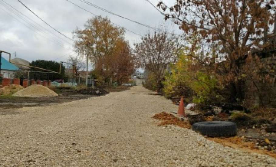 В Ельце завершены дорожные работы на очередном участке