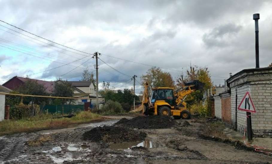 В Ельце завершены дорожные работы на очередном участке