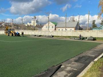 На ФОК «Виктория» в Ельце начались ремонтные работы