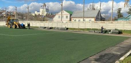 На ФОК «Виктория» в Ельце начались ремонтные работы