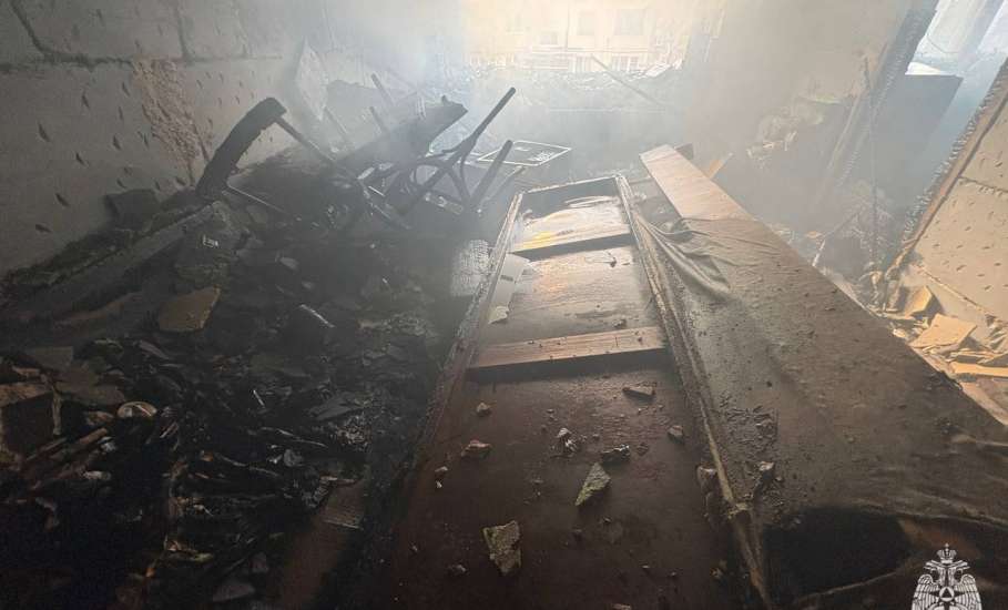 В Ельце в результате пожара пострадал 1 человек!