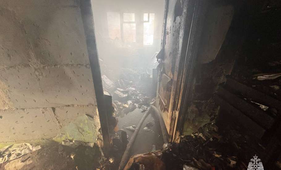 В Ельце в результате пожара пострадал 1 человек!