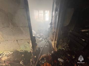 В Ельце в результате пожара пострадал 1 человек!