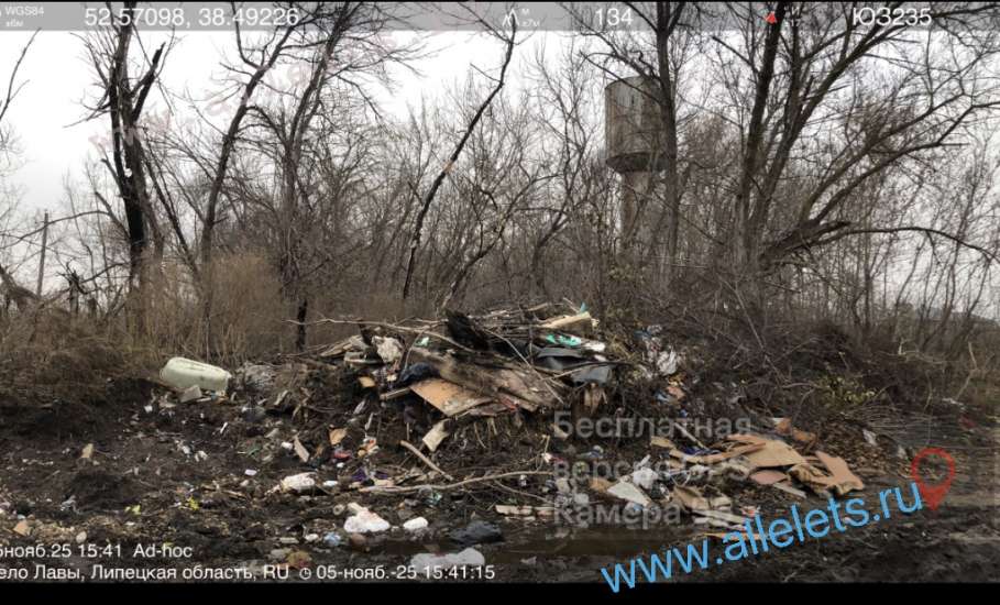 Елецкий район погряз в мусоре!