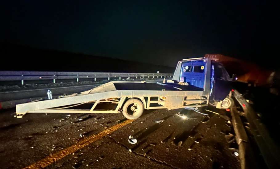 В Становлянском районе в столкновении двух ГАЗов пострадал один из водителей