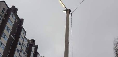 В Ельце продолжается восстановление уличного освещения