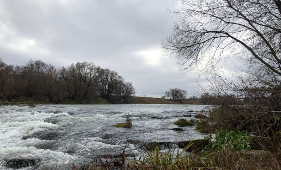 Красота на Ольшанской плотине близ Ельца осенью!