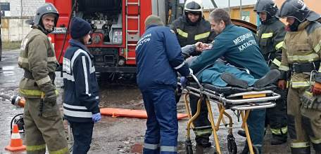 Тренировка по ликвидации последствий дорожно-транспортного происшествия на территории Елецкого муниципального округа