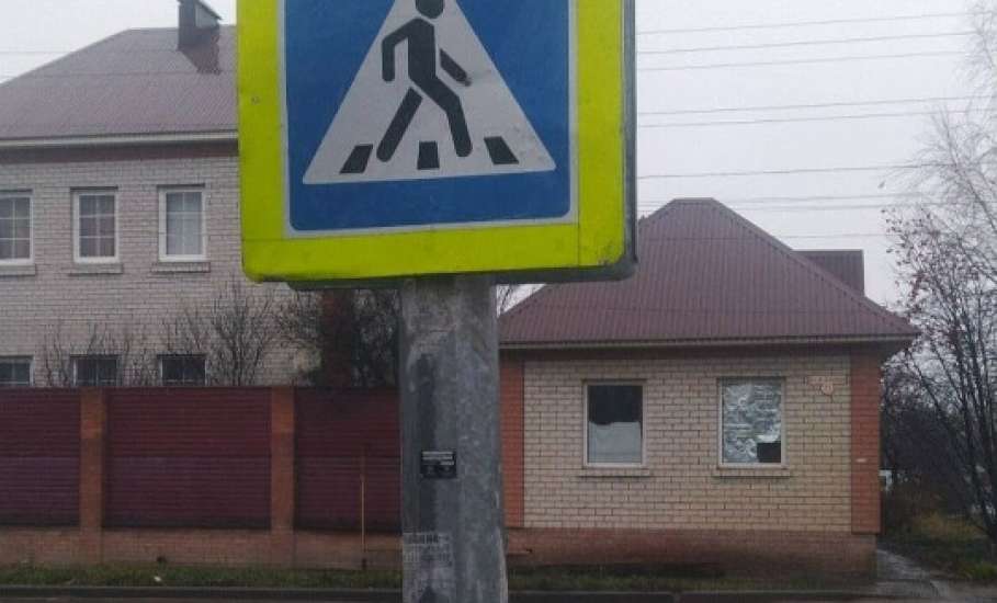 Рутинная работа в Ельце. Опиливают деревья, меняют ржавые дорожные знаки!