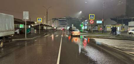 В Липецке пешеход попал под колеса иномарки