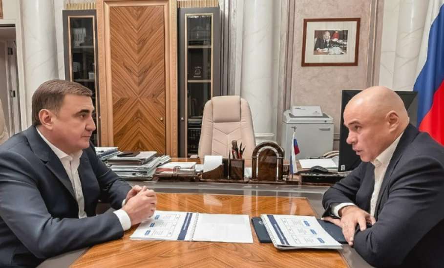Губернатор Липецкой области Игорь Артамонов в Москве встретился с помощником Президента и секретарём Государственного Совета РФ Алексеем Дюминым