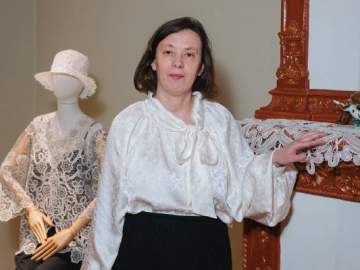 В рамках праздника «Кружевная история Екатерины Борисовой» прошли дефиле и открытие выставки Елецкого кружева