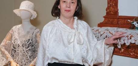 В рамках праздника «Кружевная история Екатерины Борисовой» прошли дефиле и открытие выставки Елецкого кружева