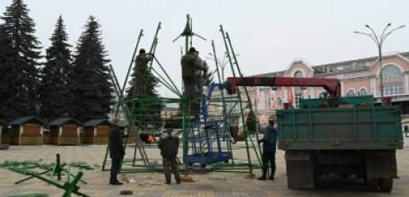 Подготовка к Новому году в Ельце продолжается!