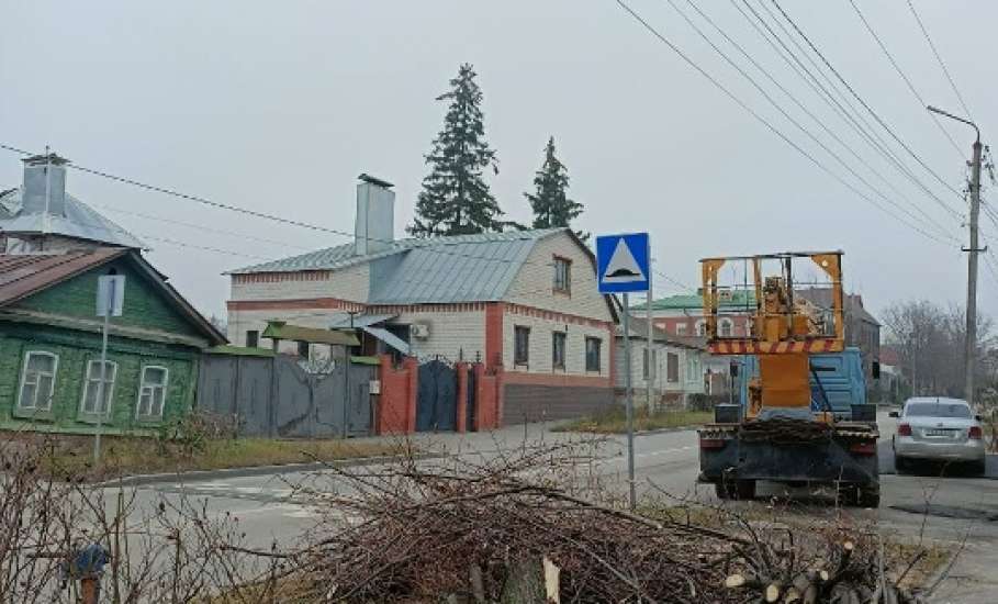 В Ельце проведена механизированная и ручная уборка мусора на Аргамаченском кладбище и на Ольшанском кладбище