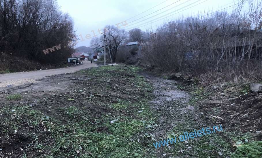 В городе Ельце экологическая катастрофа. Пересох ручей Лучок!