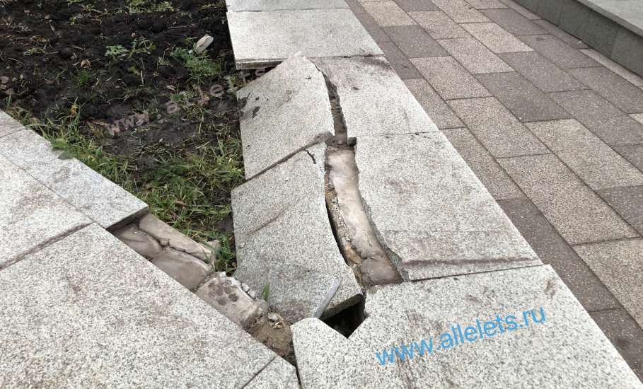 Состояние сквера Бунина и Соломенцева вызывает давно вопросы у жителей Ельца!