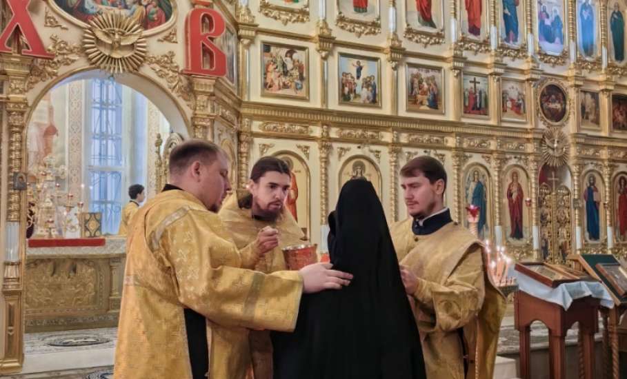 В Знаменском женском монастыре Ельца сегодня прошла  панихида по приснопоминаемой игумении Антонии (Поликаровой)