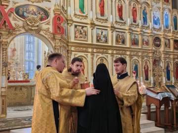 В Знаменском женском монастыре Ельца сегодня прошла  панихида по приснопоминаемой игумении Антонии (Поликаровой)