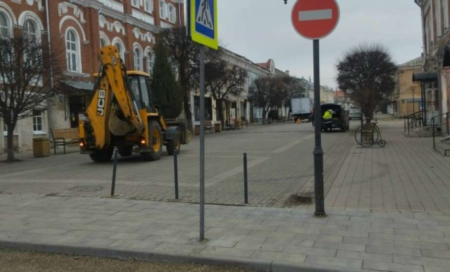 В Ельце продолжают пилить тополя, оставляя одни обрубки!