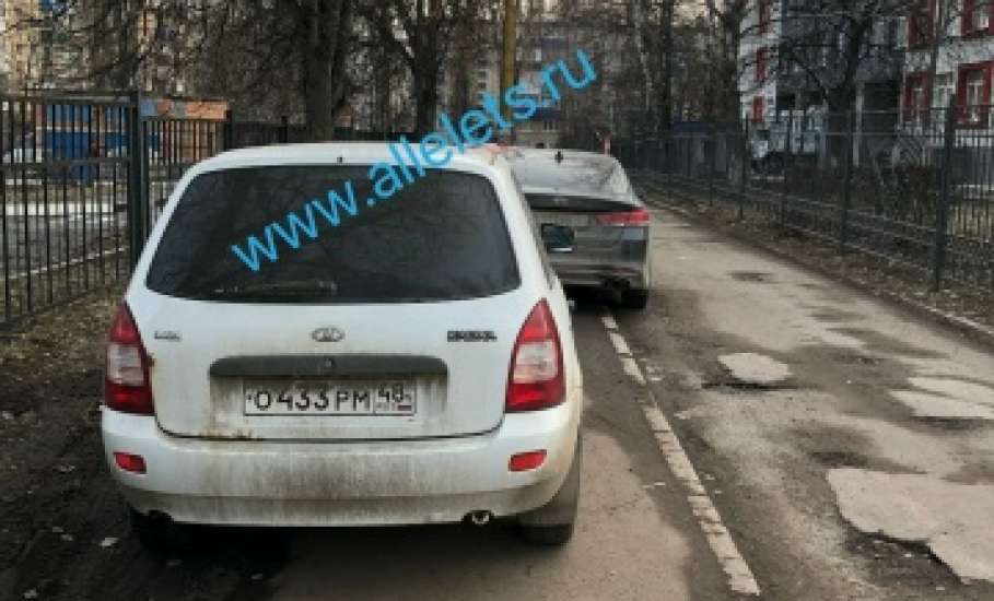 Когда липецкие автоинспекторы приедут в Елец штрафовать водителей у лицея №5?!