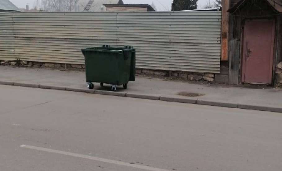 Елец переходит с бестарной на контейнерную систему сбора мусора