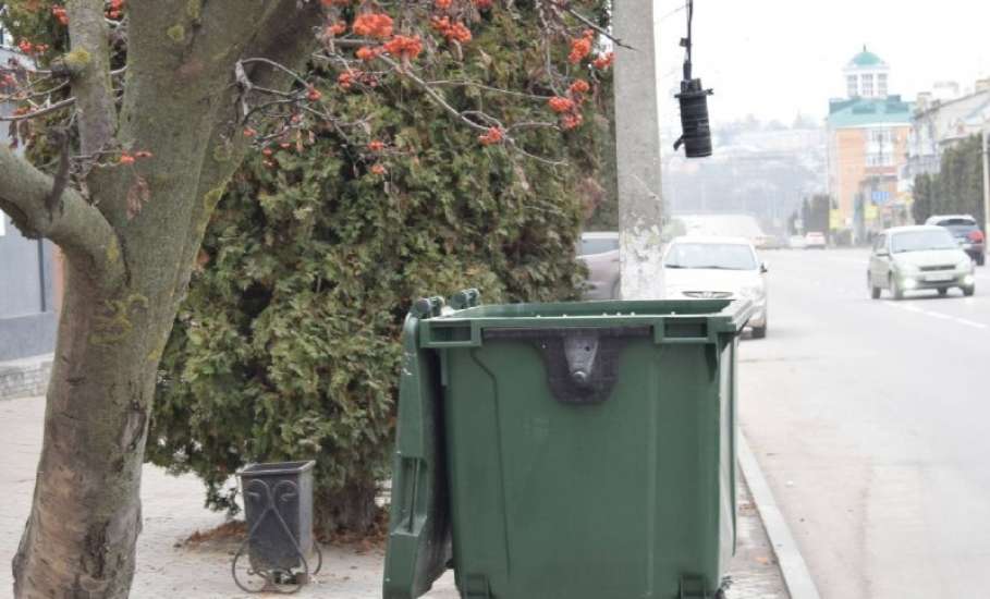 Елец переходит с бестарной на контейнерную систему сбора мусора