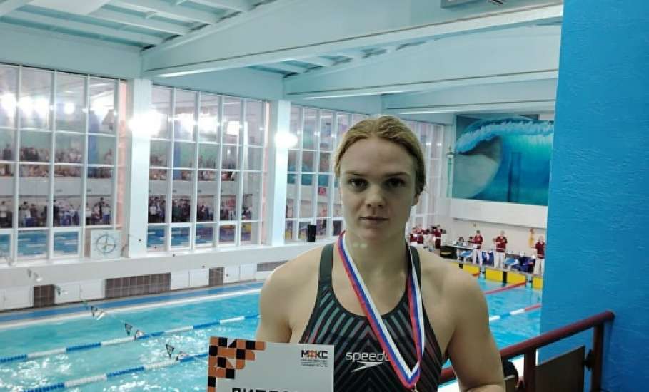 Кубок Липецкой области по плаванию - победа у ельчанки!