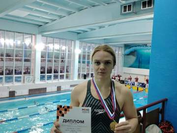 Кубок Липецкой области по плаванию - победа у ельчанки!