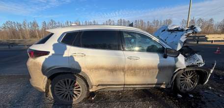 В Липецком районе в ДТП пострадала женщина &ndash; водитель въехавшей в большегруз иномарки