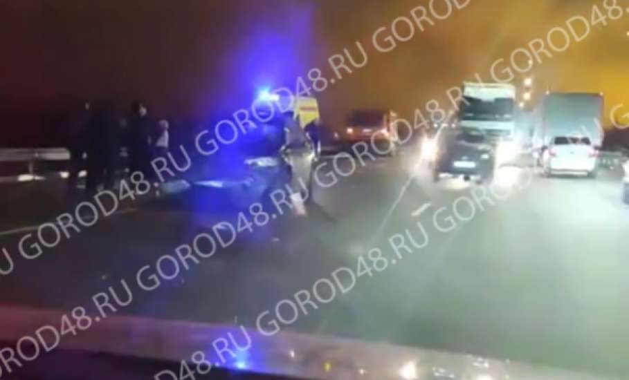 Под Ельцом вчера вечером произошла массовая авария!