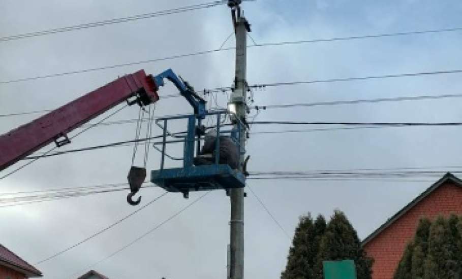 На улице Рязанской, 17, 25, 35, 47, 41 восстановили уличное освещение!