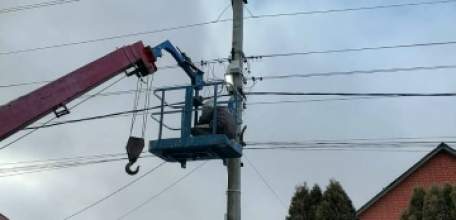 На улице Рязанской, 17, 25, 35, 47, 41 восстановили уличное освещение!