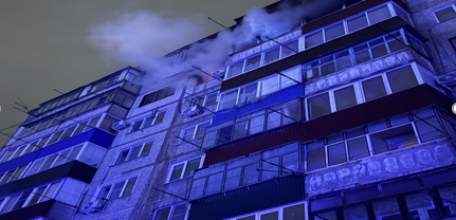 Две женщины погибли в пожаре в грязинской девятиэтажке!