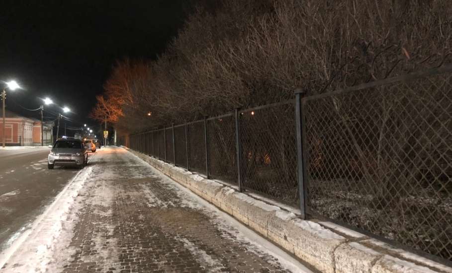 В Ельце наконец освободили старинную ограду Горсада от баннеров!