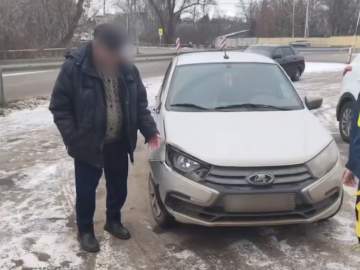 Елецкие автоинспекторы задержали скрывшегося с места аварии водителя по горячим следам!