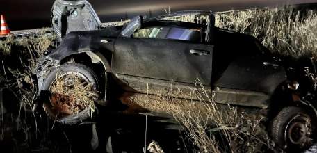 В Грязинском районе пострадал водитель съехавшей в кювет иномарки