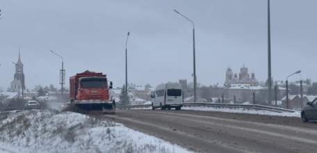 Вячеслав Жабин: &laquo;Прогнозы синоптиков подтвердились: Елец встречает первый сильный снегопад!&raquo;