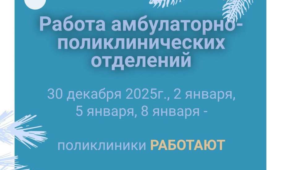 Травмпункты будут работать круглосуточно в новогодние праздники!
