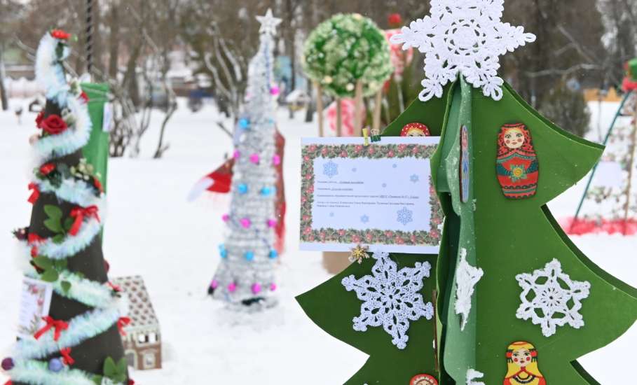 В Ельце подведены итоги ставшего уже традиционным городского смотра-конкурса &laquo;Парад новогодних ёлок-2026&raquo;