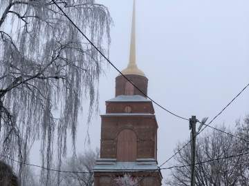 В Ельце законсервировали колокольню Троицкого мужского монастыря!