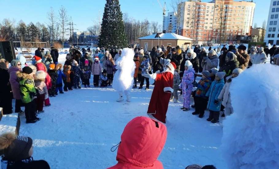 Новогодняя сказка в Парке 40-летия Октября!
