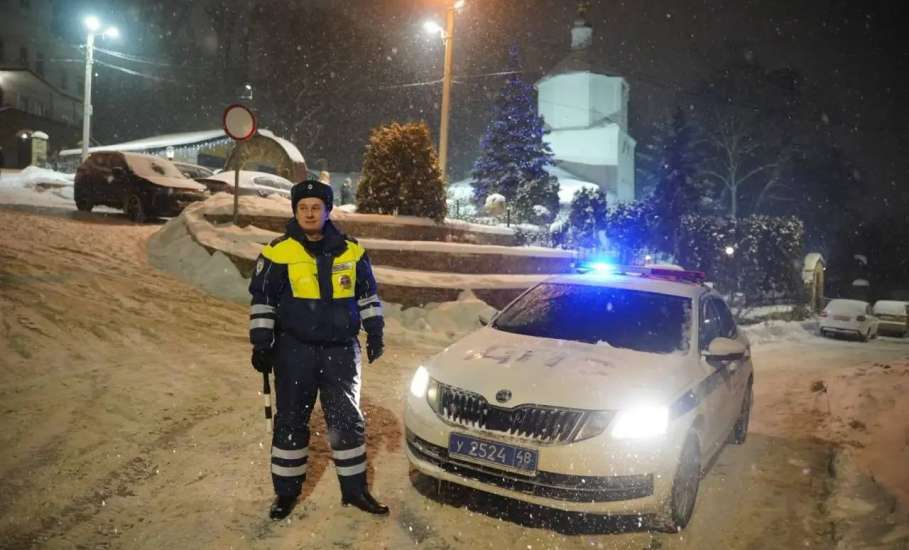Сотрудники полиции обеспечили общественную безопасность в Липецкой области во время праздников