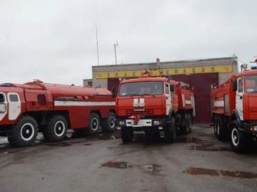 Тушение пожара на нефтебазе в Усманском округе после падения дрона завершено!