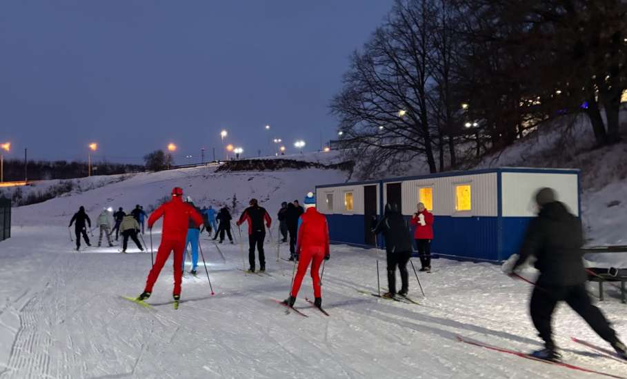 "Ночная" лыжная гонка состоялась в Елецком районе!