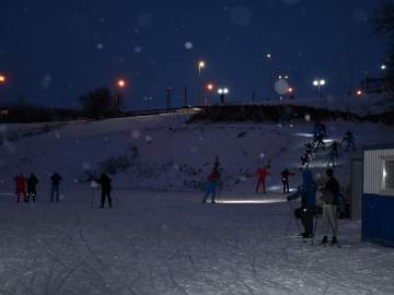 "Ночная" лыжная гонка состоялась в Елецком районе!