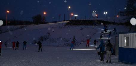 "Ночная" лыжная гонка состоялась в Елецком районе!